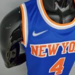 Camiseta New York Knicks Blue Edition diseño lateral