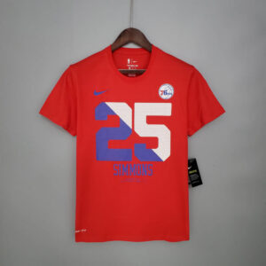 Camiseta Nike Philadelphia 76ers 25 Simmons