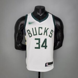 Camiseta Bucks Home White Edition