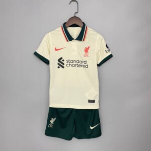 Mini conjunto Liverpool segunda equipación 2021/22