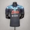 Camiseta Player Version Napoli black-blue Kappa × Marcelo Burlon 2021/22