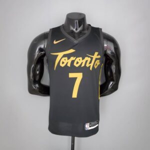 Camiseta Toronto Raptors black gold Edition