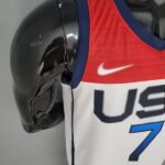 Camiseta Team USA White Red Olympic Games Tokio 2020 diseño lateral