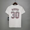 Dorsal camiseta blanca Messi 30