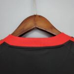 Camiseta alternativa Retro Benfica 2009/10 diseño decuello dorsal