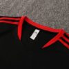 Camiseta calentamiento Manchester United diseño de cuello