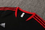 Camiseta calentamiento Manchester United diseño de cuello