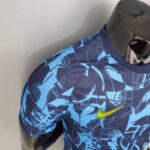 Camiseta entrenamiento Vaporknit Tottenham Hotspur wear blue 2021/22 diseño lateral
