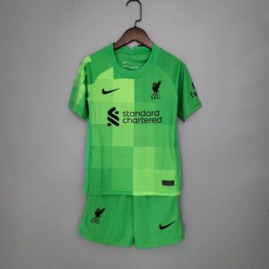 Mini conjunto Liverpool primera equipación Portero 2021/22