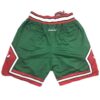Alternative view of Pantalón corto Retro Chicago Bulls Green 2008/09