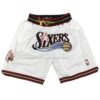 Pantalón corto Retro Philadelphia 76ers White 1996/97