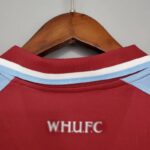 camiseta Primera equipación West Ham 2021/22 diseño dorsal
