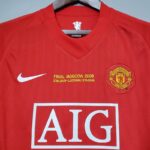camiseta manchester united 2007 pecho