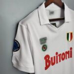 Camiseta alternativa Retro Napoli 1987/88 diseño lateral