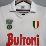 Camiseta alternativa Retro Napoli 1987/88 diseño frontal