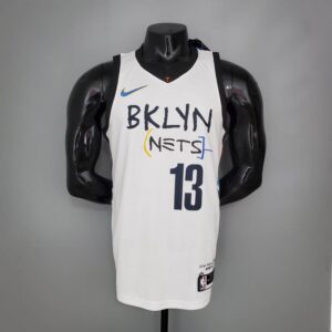 Camiseta Brooklyn Nets graffiti White Edition