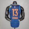 Alternative view of Camiseta Oklahoma City Thunder Blue Stripes
