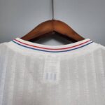 Camiseta local Retro Olympique de Marsella 198990 diseño dorsal de cuello