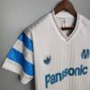 Camiseta local Retro Olympique de Marsella 198990 diseño lateral