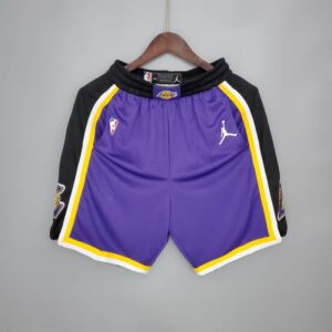 Pantalón corto Lakers Purple Black Side NBA