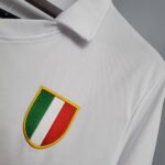 Camiseta alternativa Retro Napoli 1987/88 diseño lateral de logo