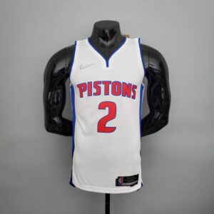 Camiseta Detroit Pistons “75th Anniversary” City Edition White