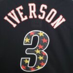 Camiseta Mitchellness 76ers Black N°. 3 Iverson Retro Mesh