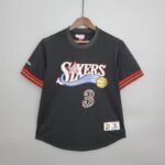 Camiseta Mitchellness 76ers Black N°. 3 Iverson Retro Mesh