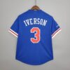 Camiseta Mitchellness 76ers Blue N°. 3 Iverson Retro Mesh