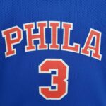 Camiseta Mitchellness 76ers Blue N°. 3 Iverson Retro Mesh