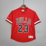 Camiseta Mitchellness Bulls Red N°. 23 Jordan Retro Mesh