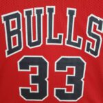 Camiseta Mitchellness Bulls Red N°. 33 Pippen Retro Mesh