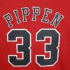 Camiseta Mitchellness Bulls Red N°. 33 Pippen Retro Mesh