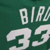 Camiseta Mitchellness Celtics Green N°. 33 Bird Retro Mesh