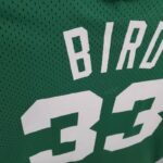 Camiseta Mitchellness Celtics Green N°. 33 Bird Retro Mesh