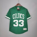 Camiseta Mitchellness Celtics Green N°. 33 Bird Retro Mesh