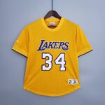 Camiseta Mitchellness Lakers Yellow N°. 34 O’Neial Retro Mesh