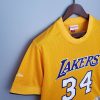 Camiseta Mitchellness Lakers Yellow N°. 34 O’Neial Retro Mesh