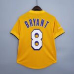 Camiseta Mitchellness Lakers Yellow N°. 8 BRYANT Retro Mesh