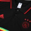 Cuello del polo de la tercena equipacion ajax bob marley