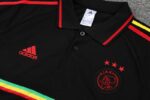 Cuello del polo de la tercena equipacion ajax bob marley