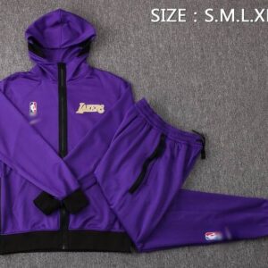 chandal lakers morado con capucha 1