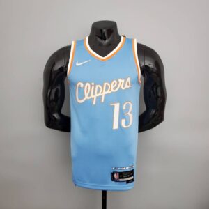 Camiseta Los Angeles Clippers City Edition Blue pecho