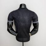 Camiseta Negra de Argentina 2022 Version Jugador dorsal