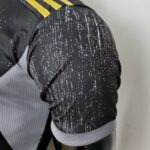 Camiseta Negra de Argentina 2022 Version Jugador - hombro