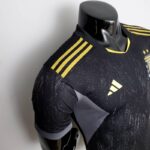 Camiseta Negra de Argentina 2022 Version Jugador pecho lateral
