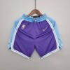 Pantalón corto Los Angeles Lakers City Edition Purple adelante