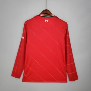 camiseta liverpool champions 2022 manga larga dorsal