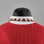 CUELLO TRASERO Camiseta Manchester United Primera Equipación 2022-2023 Versión Jugador