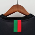 CUELLO TRASERO Camiseta de la Selección de Portugal Negra 2022 Versión Aficionado